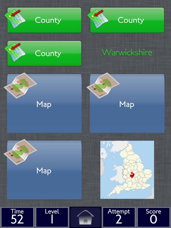 England Counties Geo Memory截图4