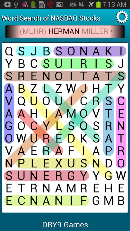 Wall Street Word Search Nasdaq截图3