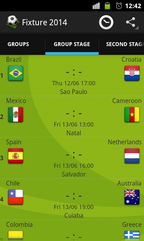 Brazil Abbaco Fixture 2014截图3