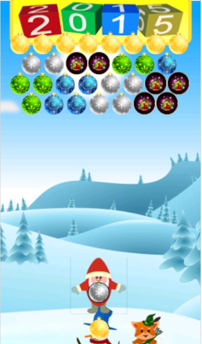 Christmas Bubble Shooter Game截图1