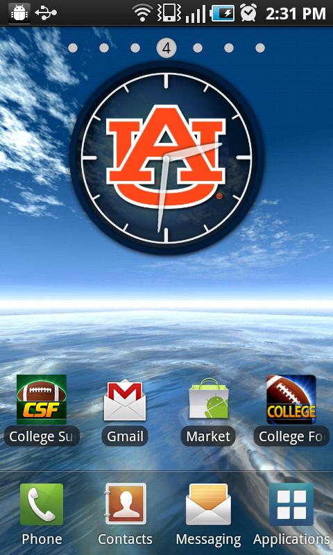 Auburn Tigers Live Clock截图4