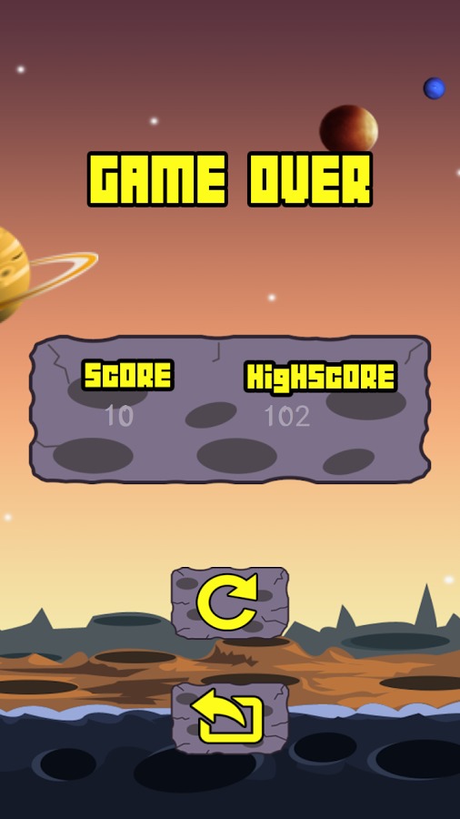 Flappy Alien-UFO Attack截图4