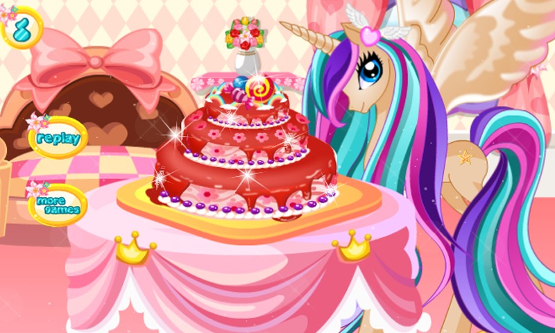 Pony Princess Cake Decoration截图2