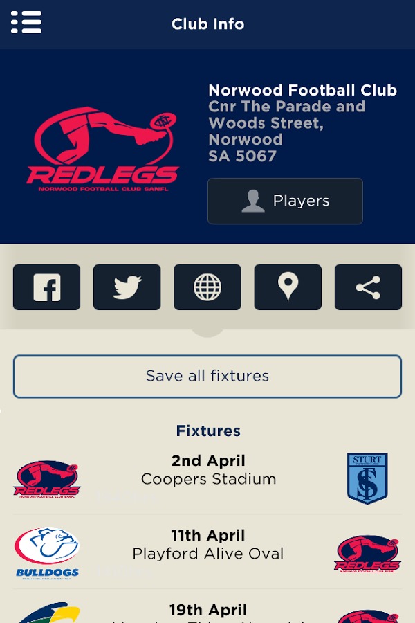 The Official Norwood FC App截图3