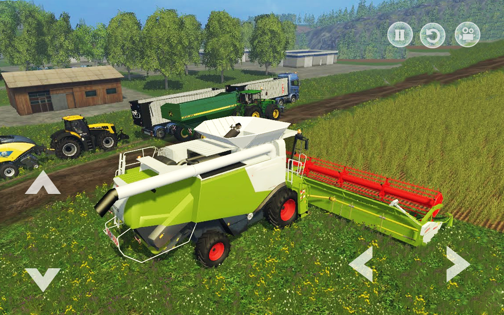 Farming Sim : 3D Cargo Tractor Driving Games 2018截图4