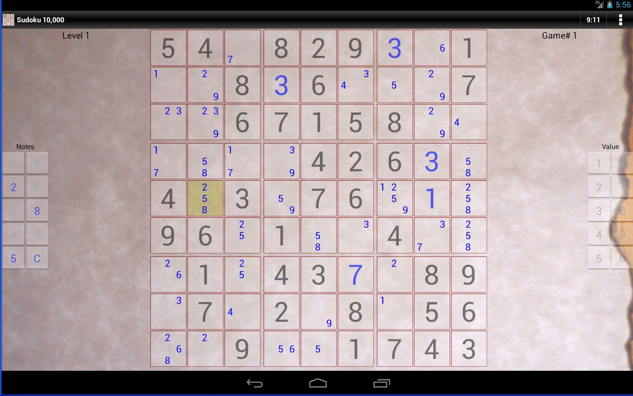 Sudoku 10,000 Trial截图4