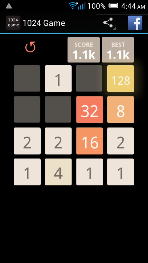 1024 Number Puzzle Game截图4