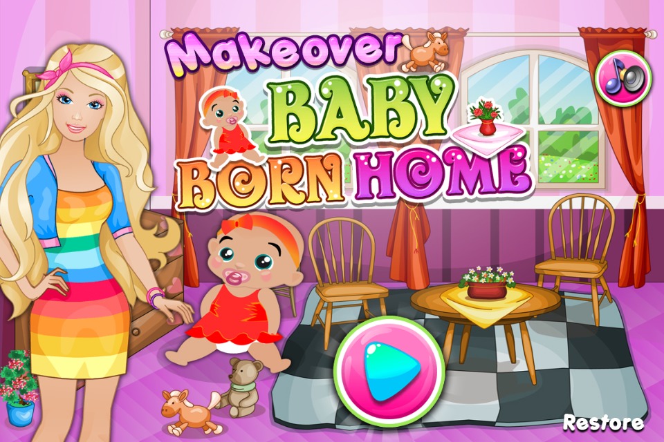 Makeover Baby Born Home截图1