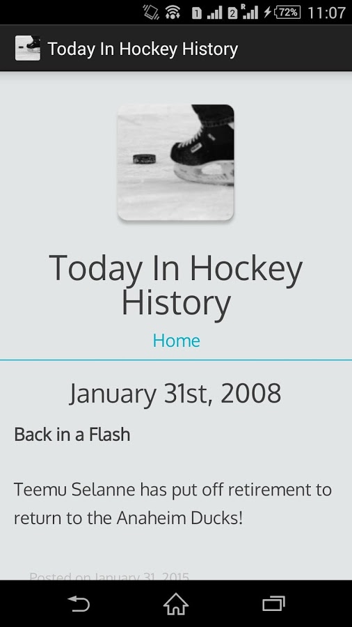 Today In Hockey History截图1