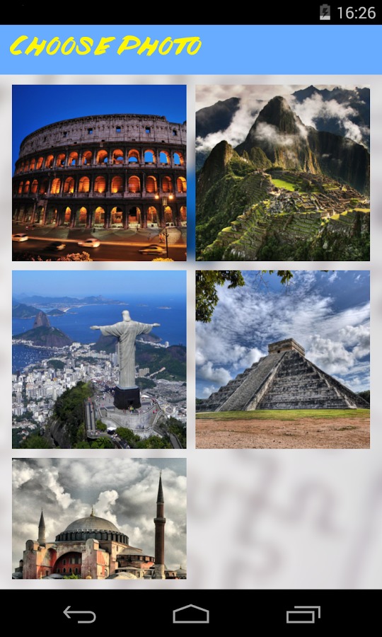 7 Wonders of the World Puzzle截图2