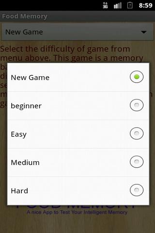 Food Memory Game截图3