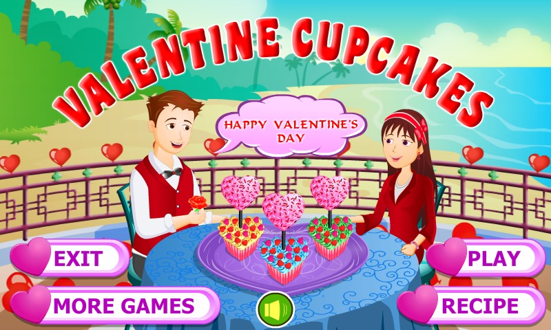 Valentine Cupcakes Cooking截图3