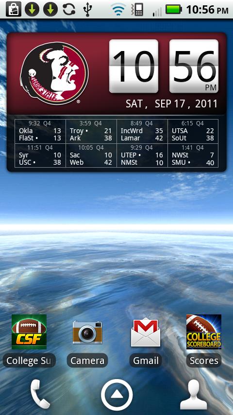 FSU Seminoles Live Clock截图2