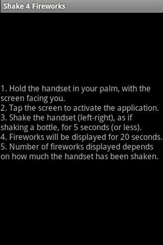 Shake 4 Fireworks截图1