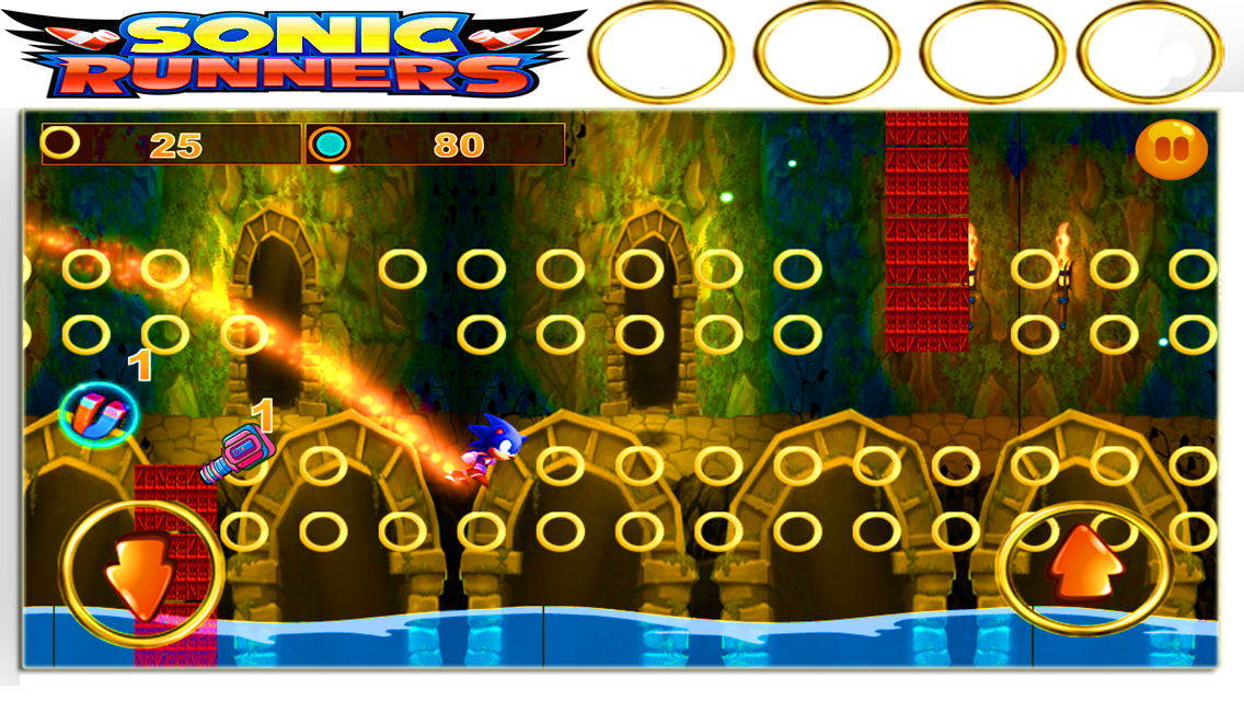 jungle Sonic temple runner截图3