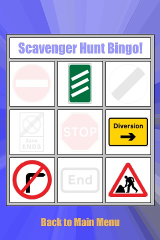 Scavenger Hunt Bingo!截图4