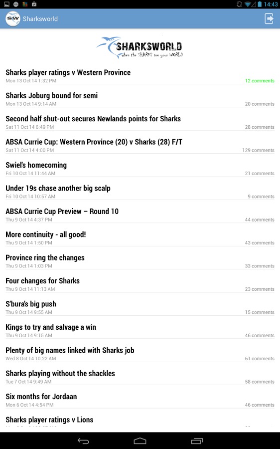 Sharksworld for Android截图5