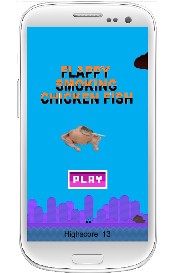 Flappy Smoking Chicken Fish截图4