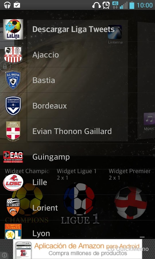 Widget Ligue 1 2014/15截图1