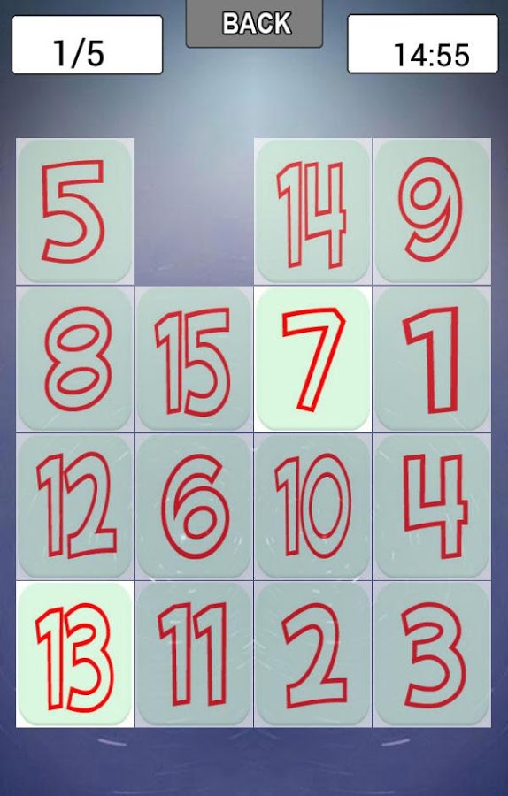 Puzzle 15 Slide Game for Kids截图2