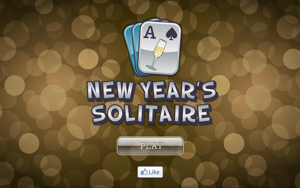 New Years Solitaire FREE截图1