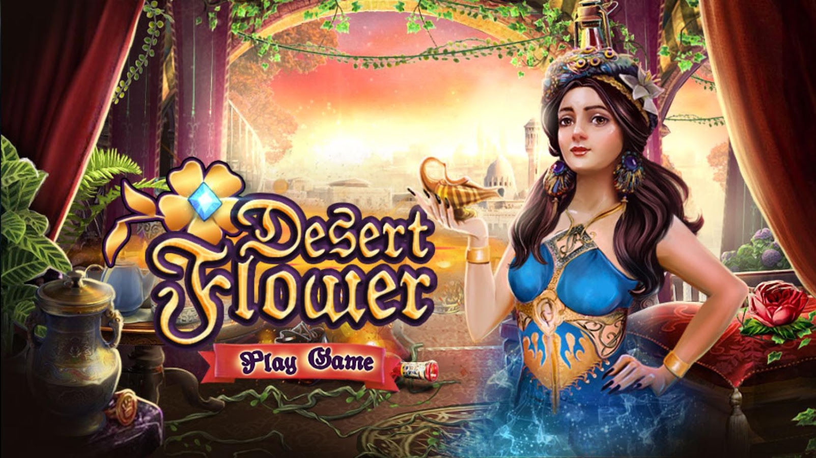 Hidden Empire - Aladdin's Lamp with Flowers截图1