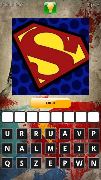 Guess the Superhero Logo Quiz截图2