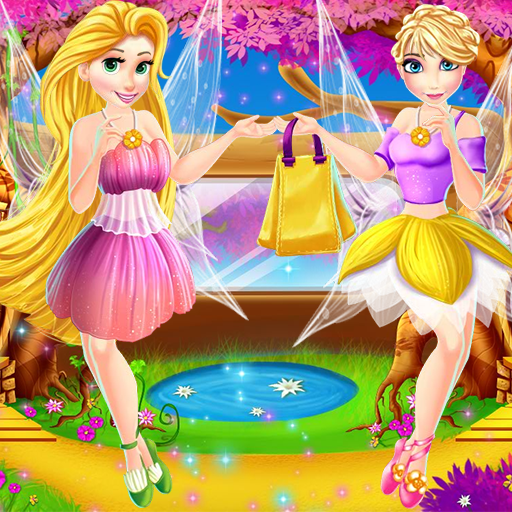 Princesses fairy Mall shopping Dress - Girl Games截图1