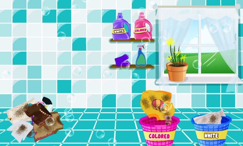 Kids Laundry Wash & Clean Up截图2