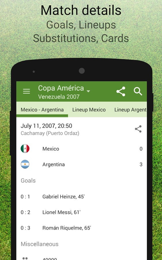 Copa América 2015 Schedule截图5