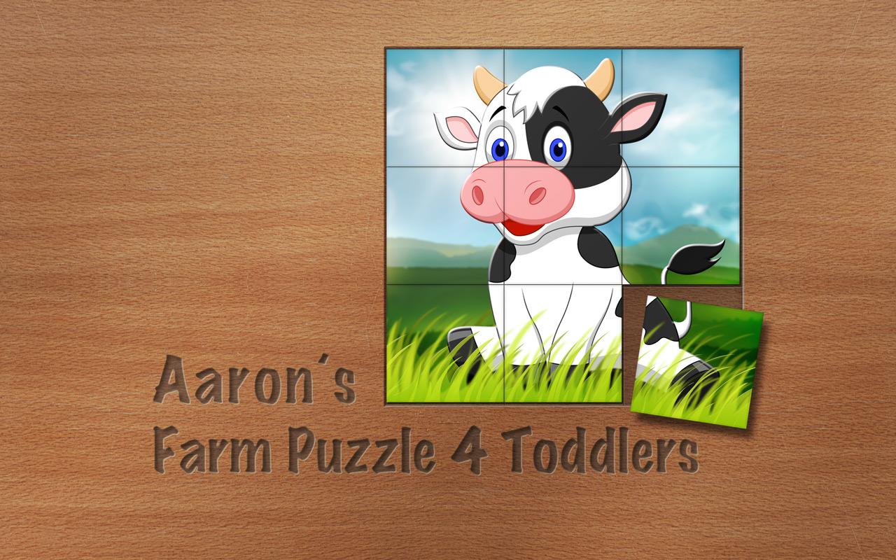 Aaron's Farm Puzzle 4 Toddlers截图2