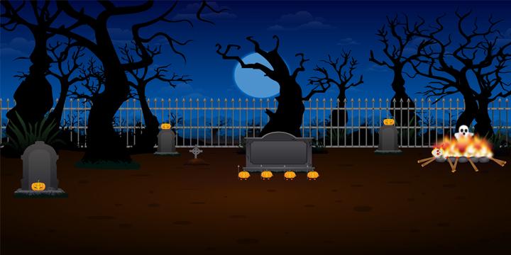 Halloween Graveyard Escape截图4