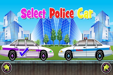 Police Car Wash Salon Game截图2
