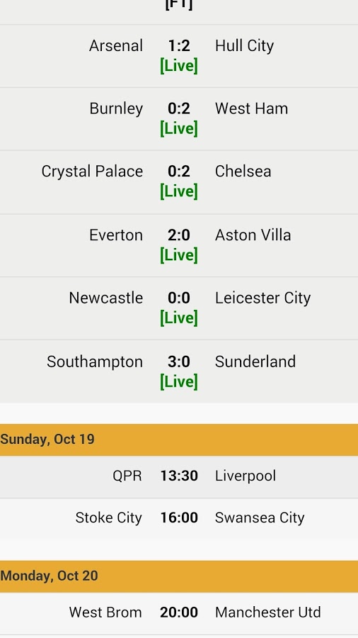 EPL Football Predictor截图1