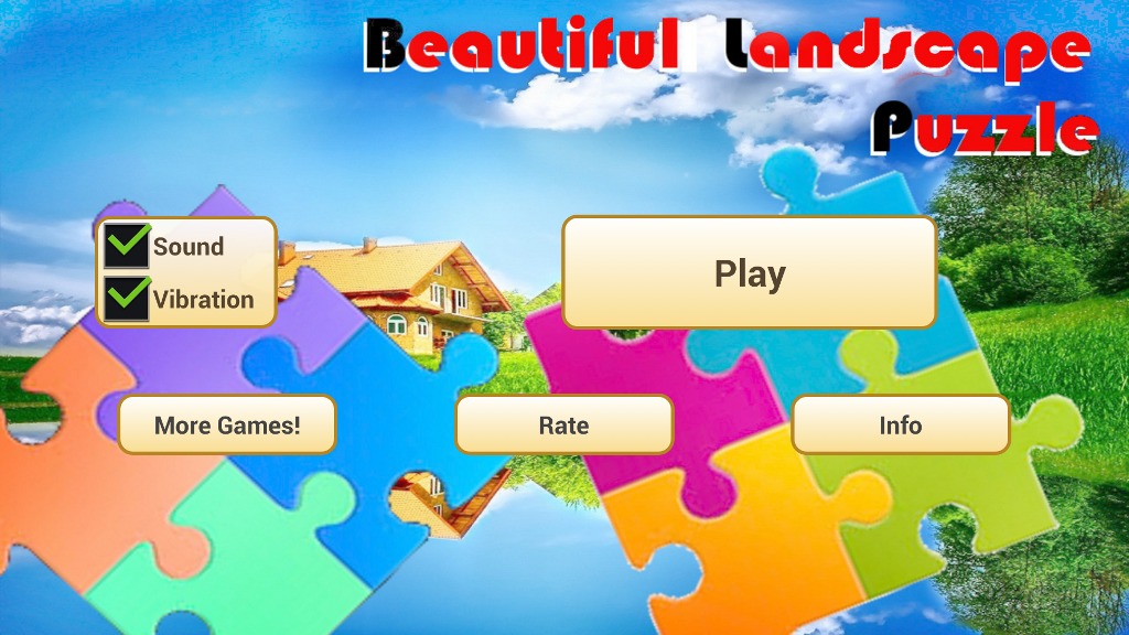 Beautiful Landscape Puzzle截图1