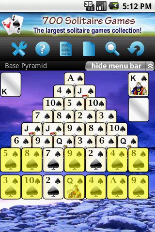 14 Pyramid Solitaire Games截图2