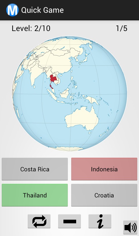 World Map Quiz截图3