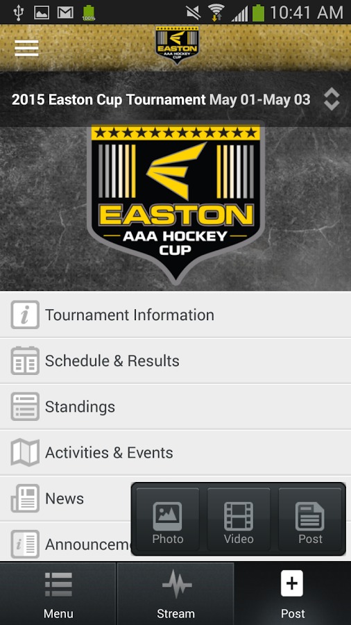 Easton Cup Tournament App截图4