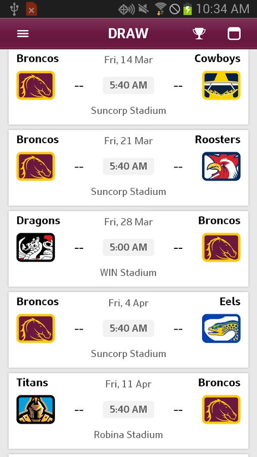 Brisbane Broncos截图5