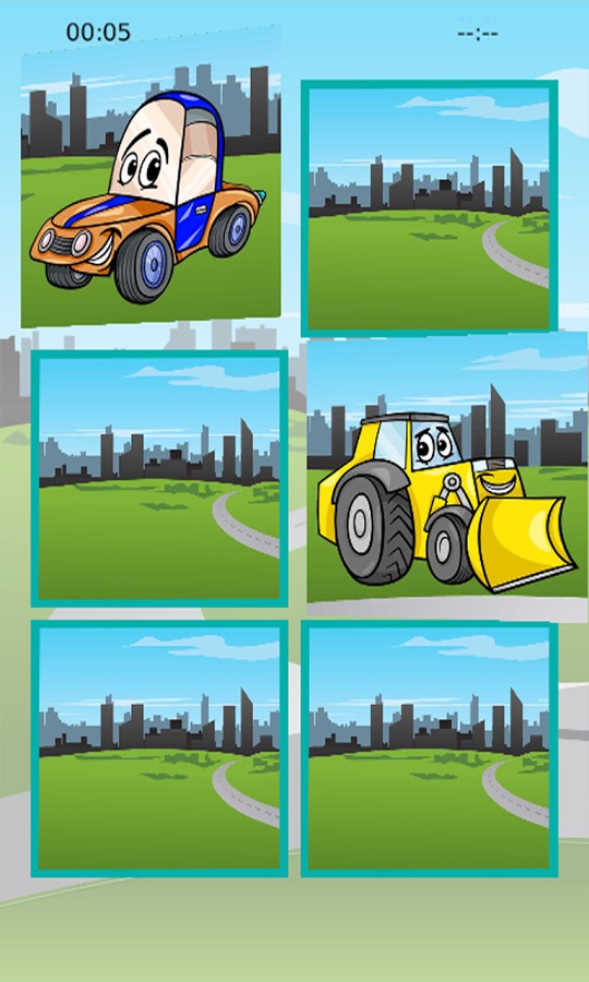 Cars Memory Puzzle截图5