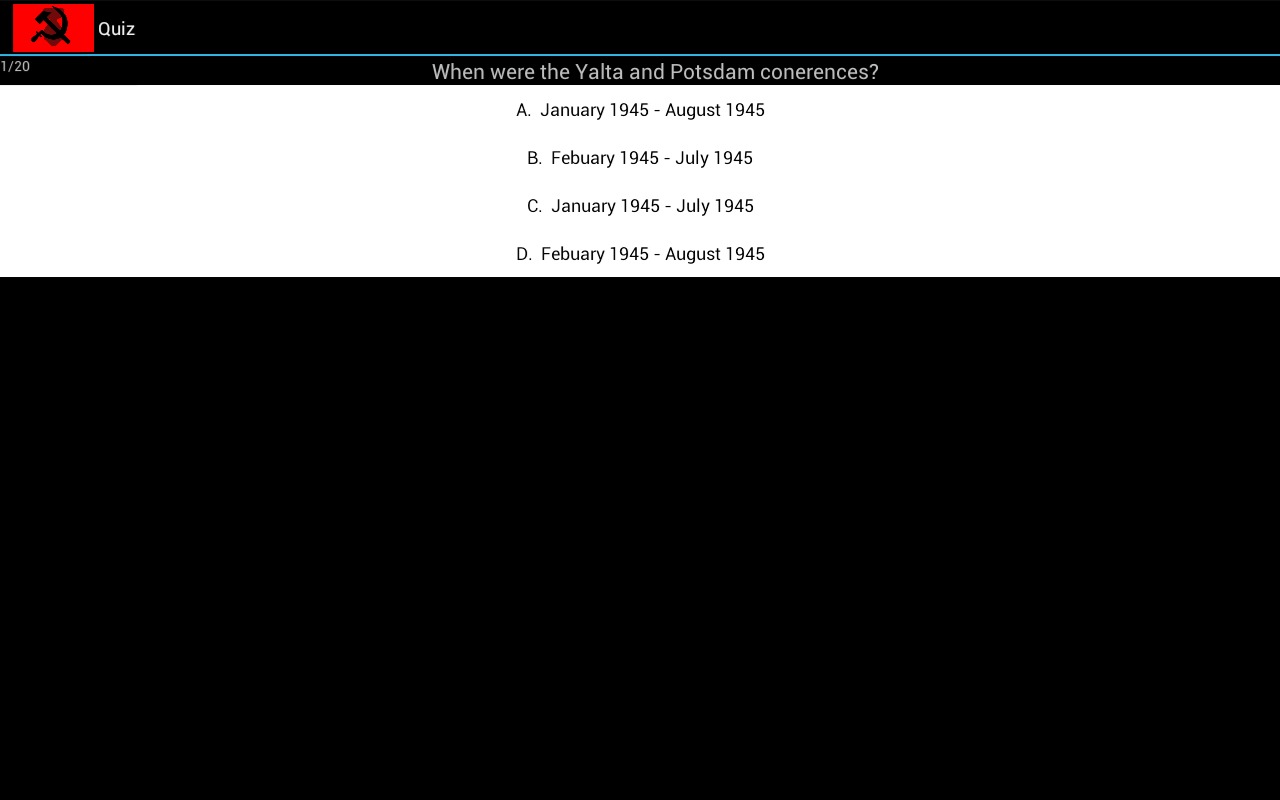 Cold War Quiz截图1