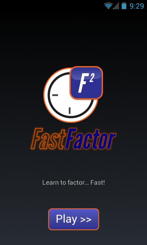 Fast Factor FREE -- Math Game截图1