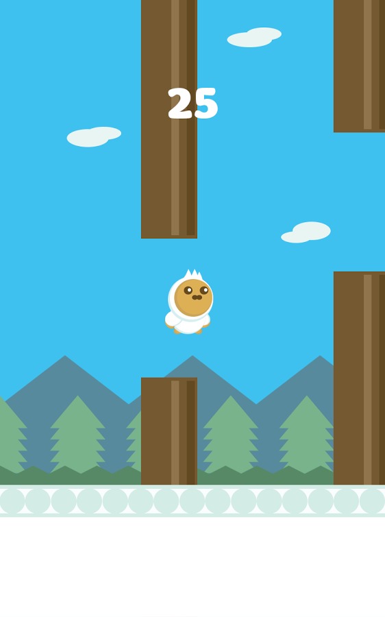 Little Yeti: Flappy Fun截图2