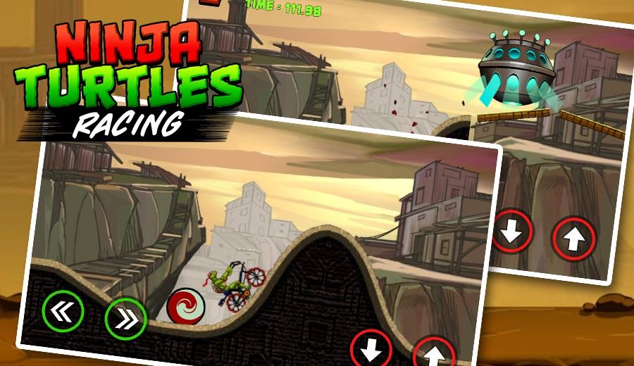 Ninja Turtle Climb Racing - Bike racer 2018截图2