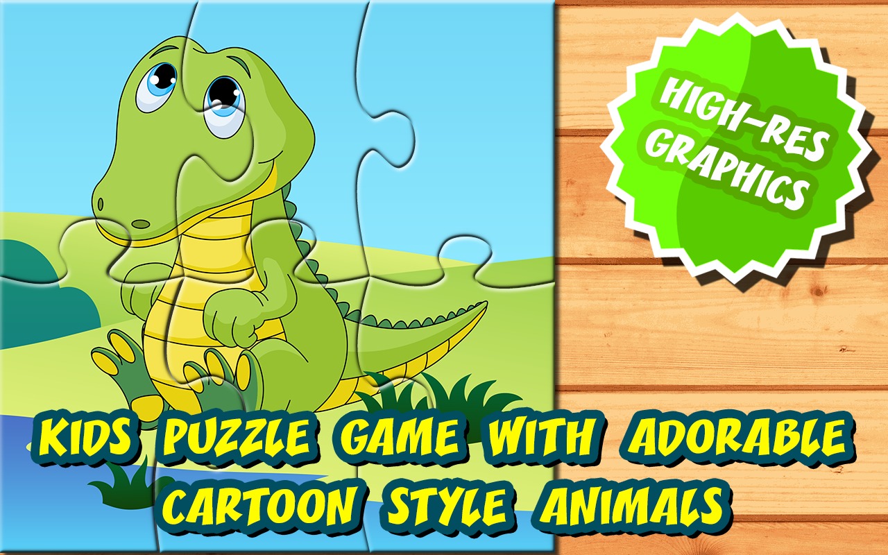 Kids Puzzle: Cute Animals Free截图1