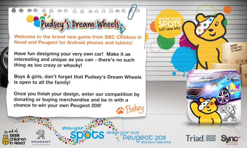 Pudsey's Dream Wheels截图1