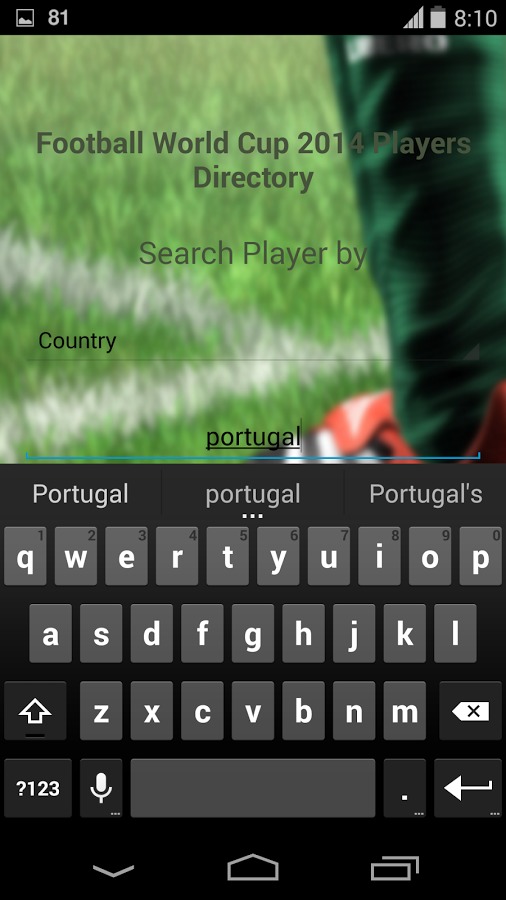 Football Player Search截图4