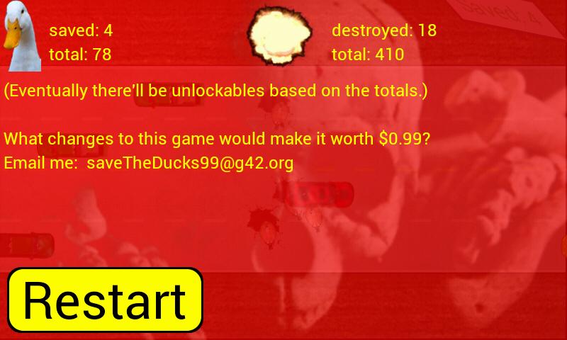 42's Save the Ducks! lite截图3