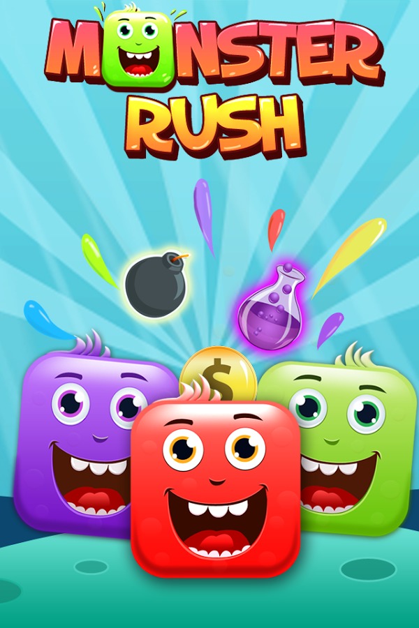 Monster Rush: match - 3截图1