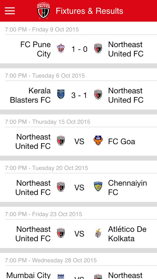 Northeast United FC截图2